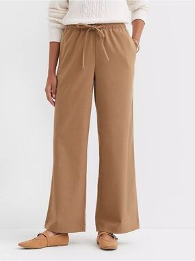 LOFT Sawyer Pull On Pants in Heathered Brushed Flannel